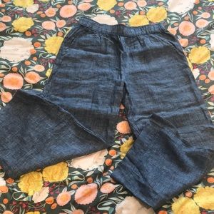 Linen Gaucho Pants with Pockets!!!